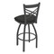 Holland Bar Stool Co 30" Swivel Bar Stool, Pewter Finish, Canter Iron Seat 82030PW008 - alternate 3